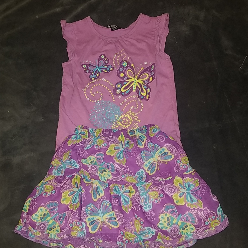Butterfly purple outfit